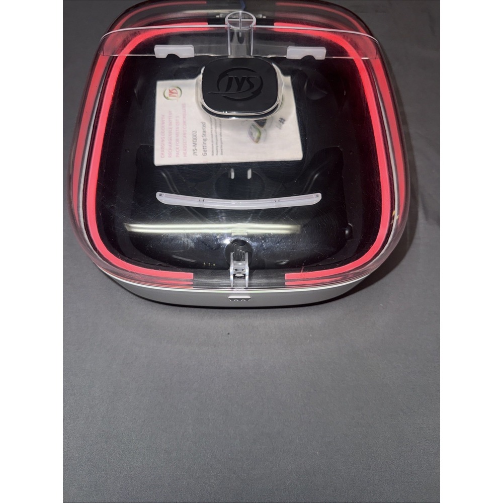 VR Charge and Storage Box JYS-MQ002 For Meta Quest 3, White, New W/o Box